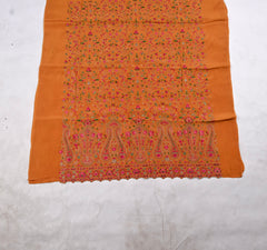 Crepe Mustard Yellow Unstitched Suit