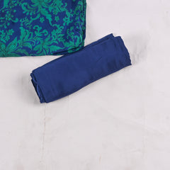 Crepe Royal Blue Unstitched Suit