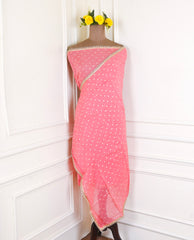 Shimmer Pink Unstitched Suit