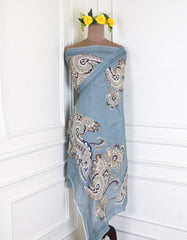 Tista Chinon Blue Unstitched Suit