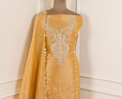 Shimmer Yellow Unstitched Suit