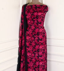 Chinon Magenta Unstitched Suit