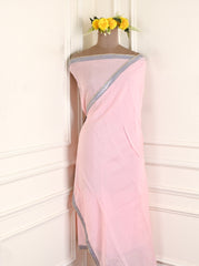 Brocade Dusty Lavender Unstitched Suit