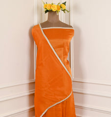Shimmer Orange Unstitched Suit