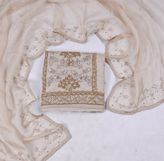 Burberry Beige Unstitched Suit