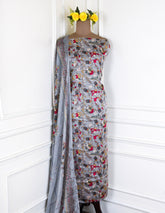 Chinon Silver Unstitched Suit