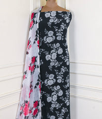 Crepe Black Unstitched Suit