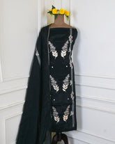 Crepe Black Unstitched Suit