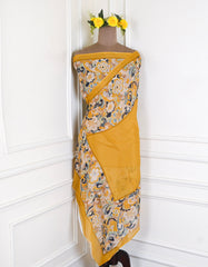Tista Chinon Yellow Unstitched Suit