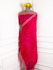 Gavadin Silk Peach Unstitched Suit