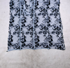 Mul Check Powder Blue Unstitched Suit