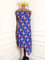 Crepe Blue Unstitched Suit