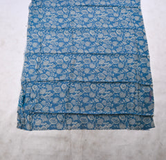 Muslin Blue Unstitched Suit