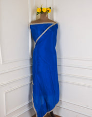 Crepe Blue Unstitched Suit