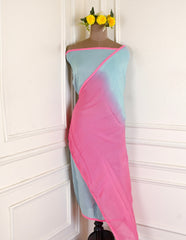 Organza Mint Green Unstitched Suit