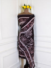 Mul Deep wine Unstitched Suit