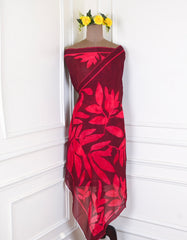 Crepe Red Unstitched Suit