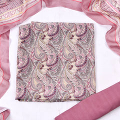 Crepe Dusky Pink Unstitched Suit