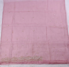 Crush Baby Pink Unstitched Suit