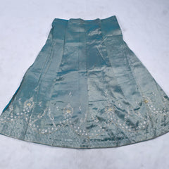 Shimmer Ferozi Unstitched Lehenga Suit