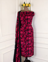 Chinon Magenta Unstitched Suit