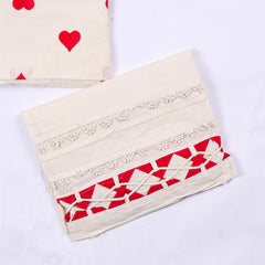 Cotton White Unstitched Suit