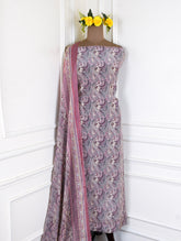 Crepe Dusky Pink Unstitched Suit
