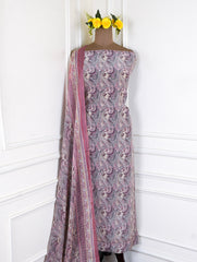 Crepe Dusky Pink Unstitched Suit