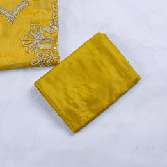 Shimmer Yellow Unstitched Suit