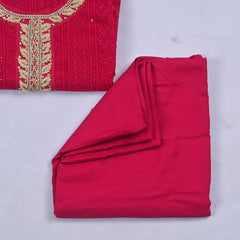 Georgette Pink Unstitched Suit