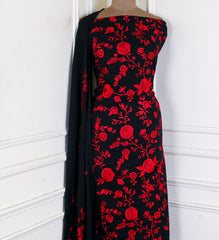 Cotton Red Unstitched Suit