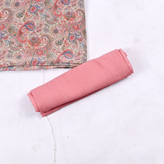 Crepe Pastel Pink Unstitched Suit