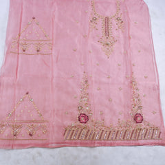 Crush Peach Unstitched Suit