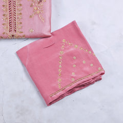 Crush Peach Unstitched Suit