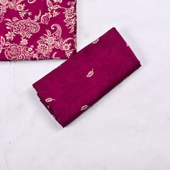 Muslin Pink Unstitched Suit