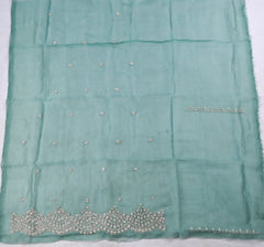 Crush Ferozi Unstitched Suit