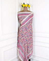 Crepe Baby Pink Unstitched Suit