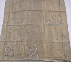 Glass Shimmer Silver Unstitched Suit