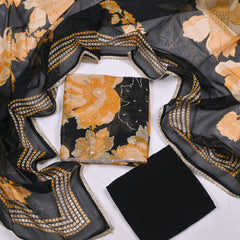 Burberry Black Unstitched Suit