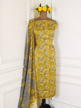 Chinon Yellow Unstitched Suit