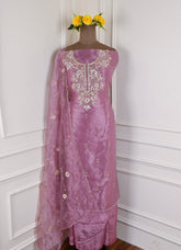 Glass Purple Unstitched Suit