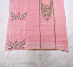 Shimmer Pink Unstitched Suit