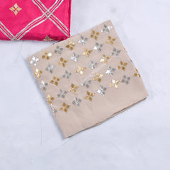 Khadi Pink Unstitched Suit