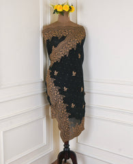 Crepe Black Unstitched Suit