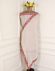 Crepe Beige Unstitched Suit