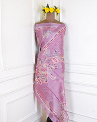 Chinon Onion Pink Unstitched Suit