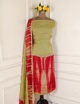 Burberry Green Unstitched Suit