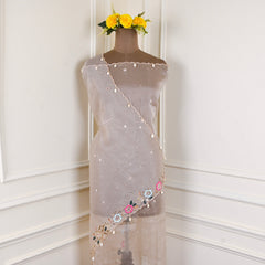 Glass Beige Unstitched Suit