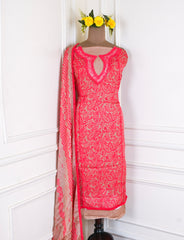 Burberry Red Unstitched Suit