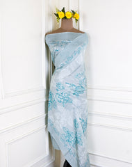 Muslin Grey Unstitched Suit